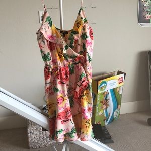 Pink floral dress from Express